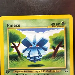 Pokemon Neo Discovery 1st Edition Pineco 61/75 Non Holo LP - Image 2