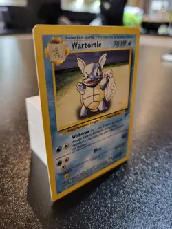 Vintage Pokemon TCG - Base Set 2 - Wartortle [W Stamped] 063/130 Regular: NM- - Image 3