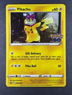 Pokemon Pikachu SWSH234 Sword & Shield Promo Holo English Basic 60HP - Image 1