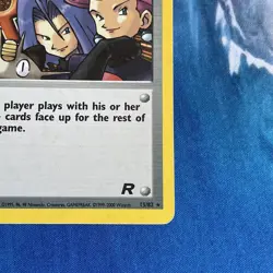 Pokemon Card | Here Comes Team Rocket! 15/82 Holo Vintage WOTC 1999 Unlimted MP - Image 5