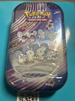 Pokemon TCG - Scarlet & Violet - Paldean Fates Maushold Mini Tin - NEW/SEALED - Image 1