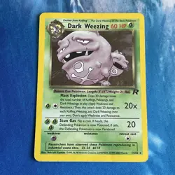 Pokemon Card | Dark Weezing 14/82 Team Rocket Holo Vintage WOTC 1999 Unlimted MP - Image 1