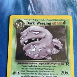 Pokemon Card | Dark Weezing 14/82 Team Rocket Holo Vintage WOTC 1999 Unlimted MP - Image 2