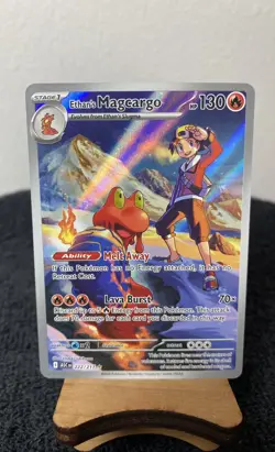 Ethan's Magcargo 222/217 ME: Ascended Heroes Illustration Rare Pokemon NM - Image 3