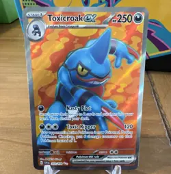 Pokemon Toxicroak EX 232/198 SV01 Scarlet & Violet Ultra Rare Full Art Holo - Image 1