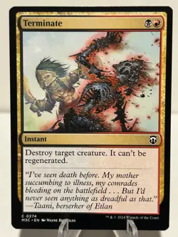 Terminate 274 U Commander: Modern Horizons 3 NM MTG - Image 1