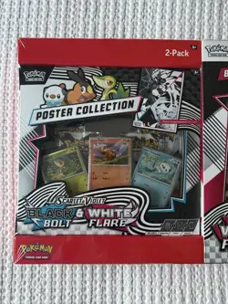 Pokemon Scarlet & Violet White Flare Binder Poster Collection Box Sam's Club Exc - Image 2