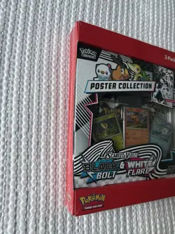 Pokemon Scarlet & Violet White Flare Binder Poster Collection Box Sam's Club Exc - Image 4