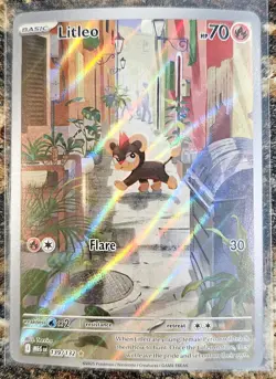 Pokemon 2025 Mega Evolution Litleo 139 Illustration Rare NM or better - Image 1