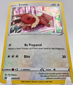 Eevee SWSH175 - Cosmos Holo Promo Pokemon TCG - NM - Image 1