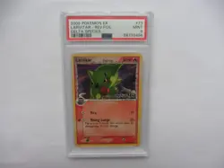 Larvitar EX Delta Species 73/113 Reverse Holo Pokemon PSA 9 2005 - Image 1