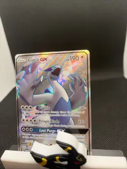 Pokemon Lugia GX Ultra Rare Full Art Holo 207/214 Sm-Lost Thunder Card - Image 1