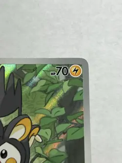 Pokemon Emolga #112/086 English Black Bolt Illustration Rare Full Art - Image 3