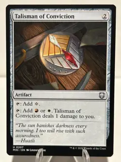 Talisman of Conviction 307 U Commander: Modern Horizons 3 NM MTG - Image 1
