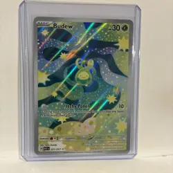 Pokemon TCG Ascended Heroes Budew 221/217 Near Mint Condition Pack Fresh RARE - Image 1