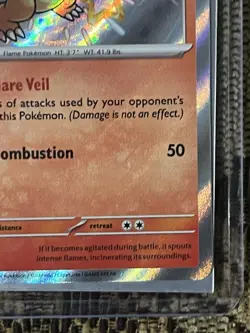 Pokemon TCG Charmeleon Scarlet & Violet: Paldean Fates 110/091 Holo Shiny Rare - Image 4