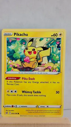 Pikachu [LP] - Pokemon TCG Lost Origin 052/196 [Common] - Image 1