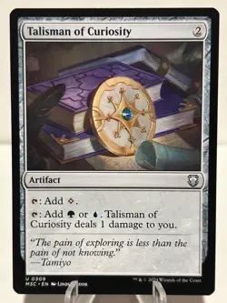 Talisman of Curiosity 309 U Commander: Modern Horizons 3 NM MTG - Image 1