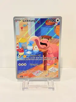 Pokemon Lickitung 180/162 SV05: Temporal Forces Illustration Rare Full Art Holo - Image 1