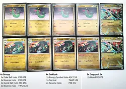 Dragapult Blaziken Ex Deck Pokemon TCG Rotation Tournament Ready High Rarity - Image 3