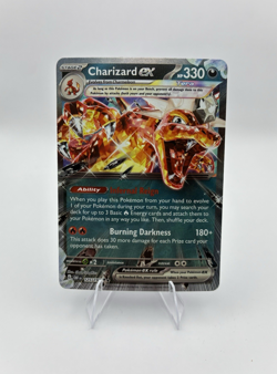 Charizard EX, Pokemon Near Mint, Obsidian Flames, Double Rare, 125/197 - Image 1