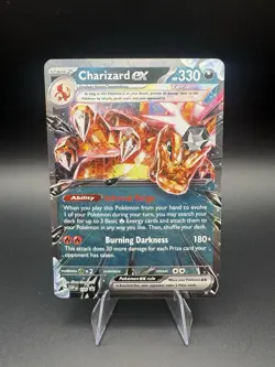 Pokemon TCG Charizard ex 196 Scarlet & Violet Black Star Promo Near Mint NM - Image 1