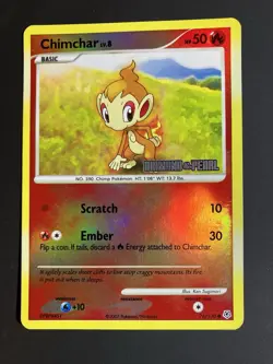 Chimchar 076/130 Diamond & Pearl Burger King - Reverse Holo Promo - MP -Pokemon - Image 1