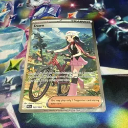Pokemon Dawn 129/094 Full Art Trainer Supporter Holo English TCG - Image 4