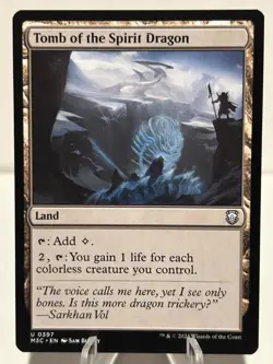 Tomb of the Spirit Dragon 397 U Commander: Modern Horizons 3 NM MTG - Image 1
