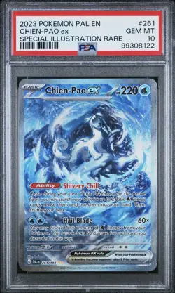 PSA 10 Chien-Pao ex SIR 261/193 Pokemon Paldea Evolved - Image 1