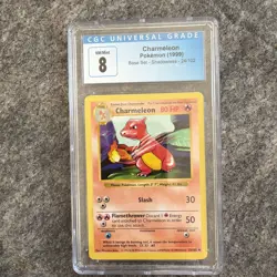 1999 Pokemon Game Charmeleon #24 Shadowless PSA 8 - Image 2