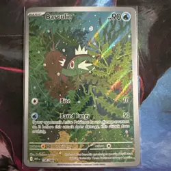 Pokemon Basculin Illustration Rare Holo 90 HP 108/086 Sv: White Flare English - Image 1
