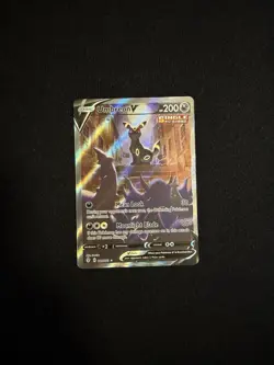Pokemon Umbreon V Ultra Rare Full Art Alt Art 189/203 Evolving Skies Holo 200 HP - Image 1