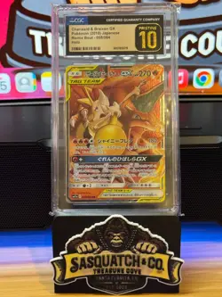 Pokemon TCG Pristine 10 Charizard & Braixen GX 008/064 Remix Bout - Image 1