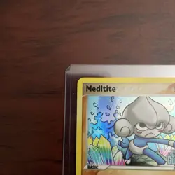 Pokemon TCG Meditite Holo Stamped Crystal Guardians 56/100 NM - Image 2