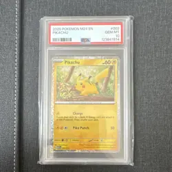 Pokemon TCG McDonald's 2024 Pikachu 002/015 Holo Promo English PSA 10 - Image 1