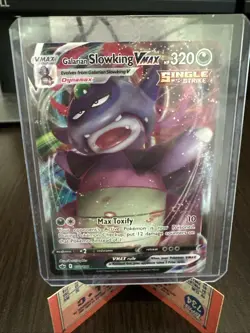 Pokemon TCG - Galarian Slowking VMAX 100/198 - Ultra Rare - Chilling Reign - NM - Image 1