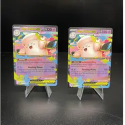 Mega Clefable ex Lot (2) Pokemon ME04: Perfect Order Double Rare NM - Image 1