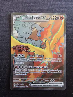 Pokemon TCG Team Rocket's Moltres ex Destined Rivals Stamped UPC Promo Set - Image 4