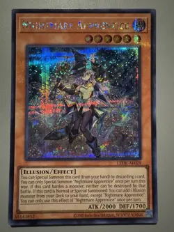 YUGIOH NIGHTMARE APPRENTICE ASIA ENGLISH EDITION LEDE-AE029 SECRET RARE - Image 1