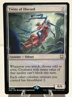 Twins of Discord 37 R Commander: Modern Horizons 3 NM MTG - Image 1