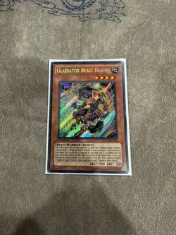 Yugioh - Gladiator Beast Darius - LCGX-EN244 - Secret Rare - 1st Edition - LP - Image 1