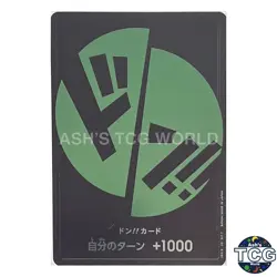 DON !! Card Roronoa Zoro Straw Hat Pirates Storage BOX ONE PIECE Card Japanese - Image 1