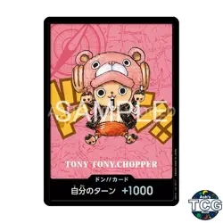 Don!! Card Tony Tony Chopper Promo Kumamoto One Piece Card Game Japanese - Image 1