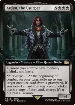 Ardyn, the Usurper (#444) (Extended Art) FINAL FANTASY MTG LEGENDARY HUMAN RARE - Image 1