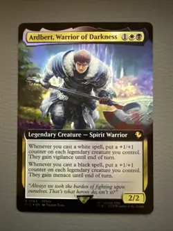 Ardbert, Warrior of Darkness (Extended Art) FOIL MTG Final Fantasy NM - Image 1