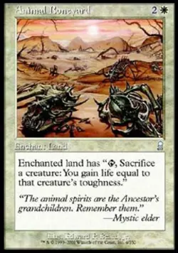 Animal Boneyard - Light Play MTG Odyssey - Image 1