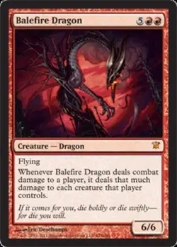 1x Balefire Dragon #129 (NM / MINT) Unplayed ISD Innistrad Magic MTG English ENG - Image 1