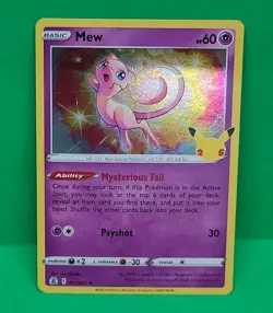 MINT Condition Mew #011/025 Celebrations Pokemon Holo Card TCG Rare - Image 4