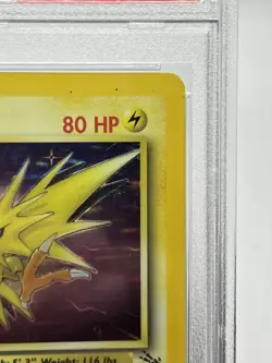 Pokemon TCG Zapdos 15/62 Fossil Holo Rare PSA 4 - Image 4